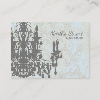 Coco Chandelier Color/paper/size Options - Large Business Card by galleriaofart at Zazzle