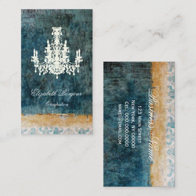 Coco Chandelier - (Size Options) Business Card (Front/Back)