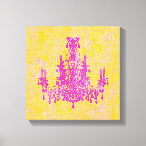 Coco Chandelier  Wrapped Canvas 75 Thick