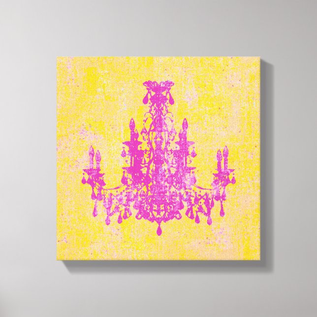 Coco Chandelier ~ Wrapped Canvas .75" Thick Print (Front)