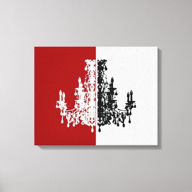 Coco Chandeliers ~ Wrapped Canvas .75" Thick Print (Front)