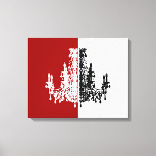 Coco Chandeliers ~ Wrapped Canvas .75" Thick Print
