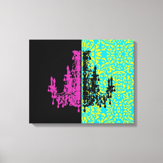 Coco Chandeliers ~ Wrapped Canvas .75" Thick Print (Front)