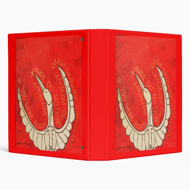Coco Chanel 3 Ring Binder (Background)