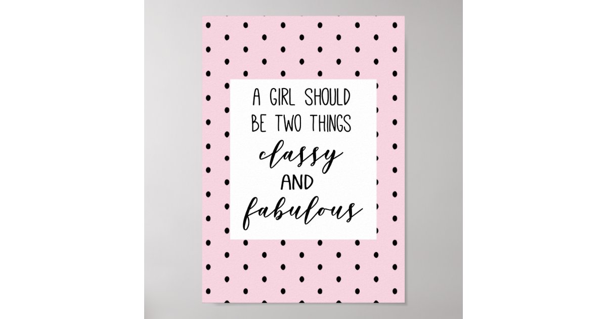  Classy & Fabulous, Coco Chanel Quote Wall Art
