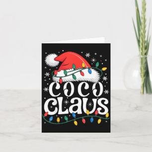 Coco Claus Funny Xmas Christmas Grandma Holiday St Card