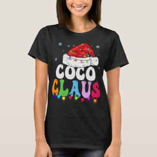 Coco Claus Funny Xmas Family Matching Coco Grandma T-Shirt