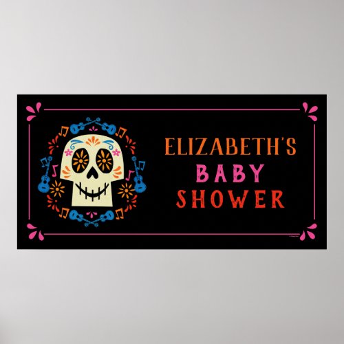 Coco Colorful Baby Shower Poster
