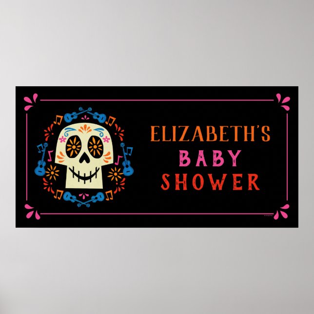 Coco Colorful Baby Shower Poster (Front)