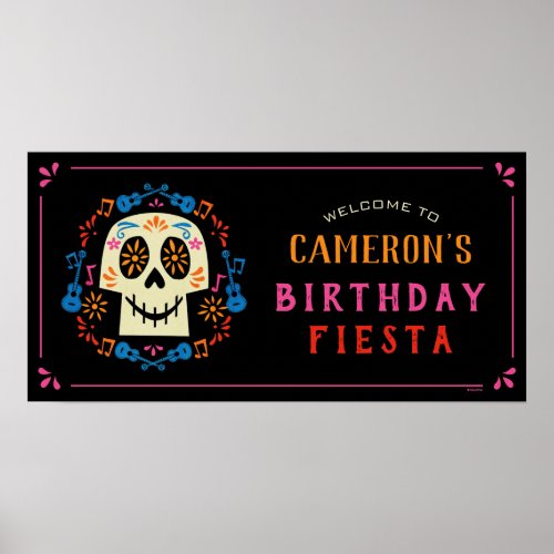 Coco Colorful Birthday Fiesta Poster