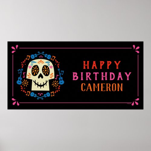 Coco Colorful Birthday Fiesta Poster