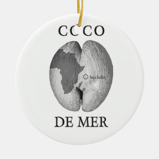 Coco De Mer Ornament (Front)