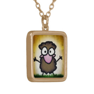 Coco in the Grass Gold Plated Necklace