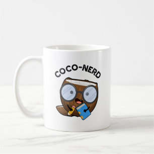 Coco-nerd Funny Fruit Coconut Pun  Coffee Mug