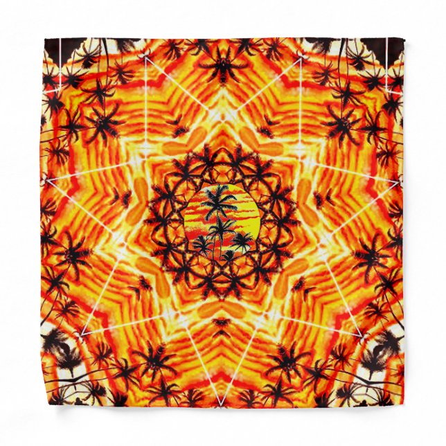 Coco Palm Star  Bandana (Front)