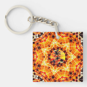 Coco Palm Star Keychain