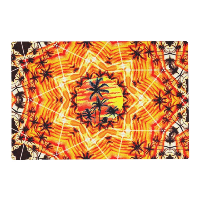 Coco Palm Star  Placemat (Front)