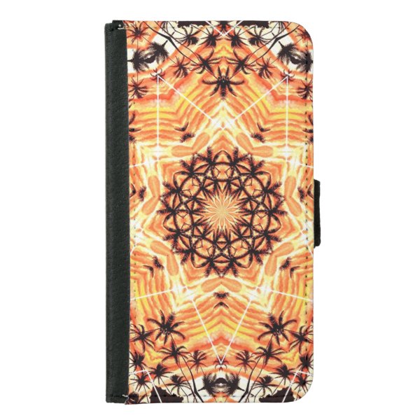Coco Palm Star Samsung Galaxy Wallet Case