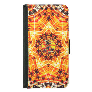 Coco Palm Star Samsung Galaxy S5 Wallet Case