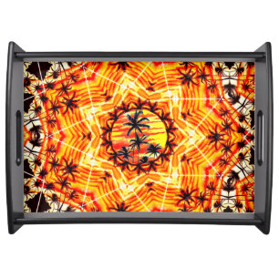 Coco Palm Star Serving Tray