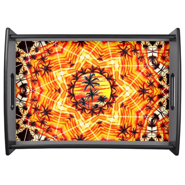 Coco Palm Star  Serving Tray (Front)