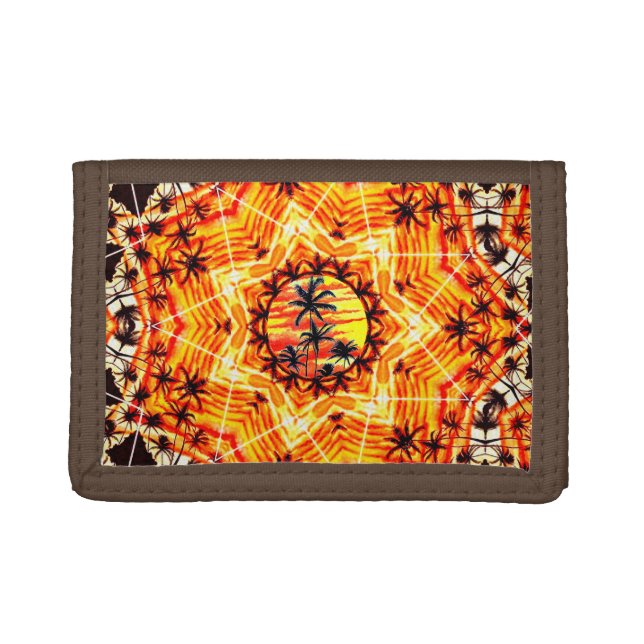 Coco Palm Star  Tri-fold Wallet (Front)