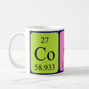 Coco periodic table name mug