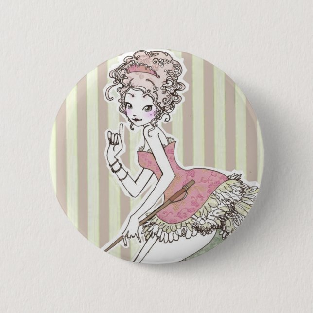 Coco pin#1 pinback button (Front)
