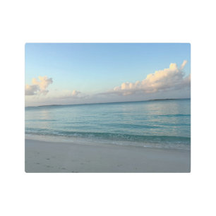 Coco Plum Beach Exuma Bahamas Metal Print