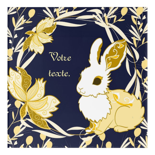 Coco the Rabbit Acrylic Print (Front)