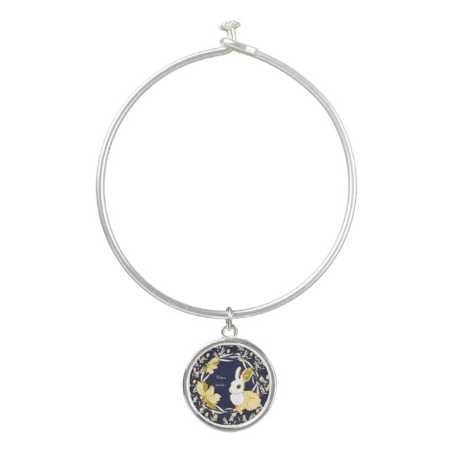Coco the Rabbit Bangle Bracelet (Front)