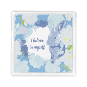 Coco the Rabbit Pillow – Chinese Zodiac Acrylic Tray