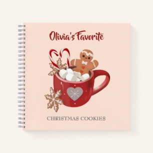 Cocoa and Cookies Christmas Recipe Notebook