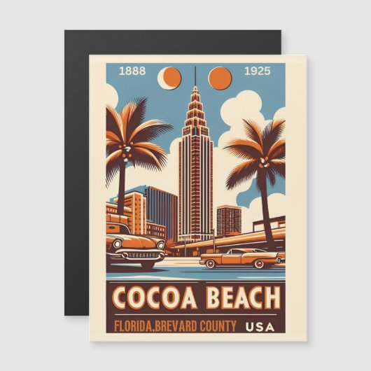 Cocoa Beach City Florida coast line gifts (Front/Back)