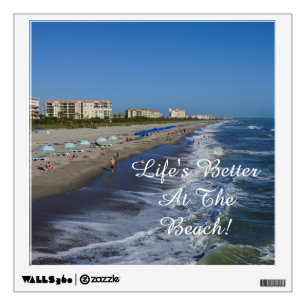 Cocoa Beach Coastline Wall Decal
