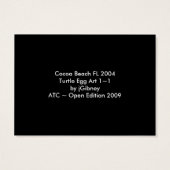 Cocoa Beach Fl Turtle Egg Art1 jGibney ACT-Open Ed (Back)