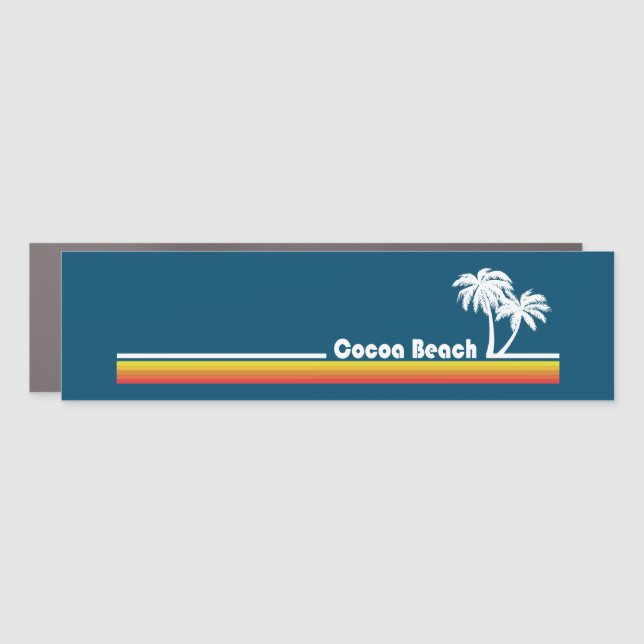 Cocoa Beach Florida Car Magnet (Front)
