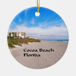 cocoa Beach Florida Ceramic Ornament