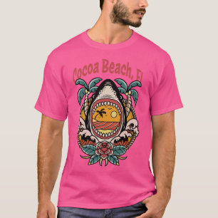 Cocoa Beach Florida East Coast Beaches Surf Surfin T-Shirt