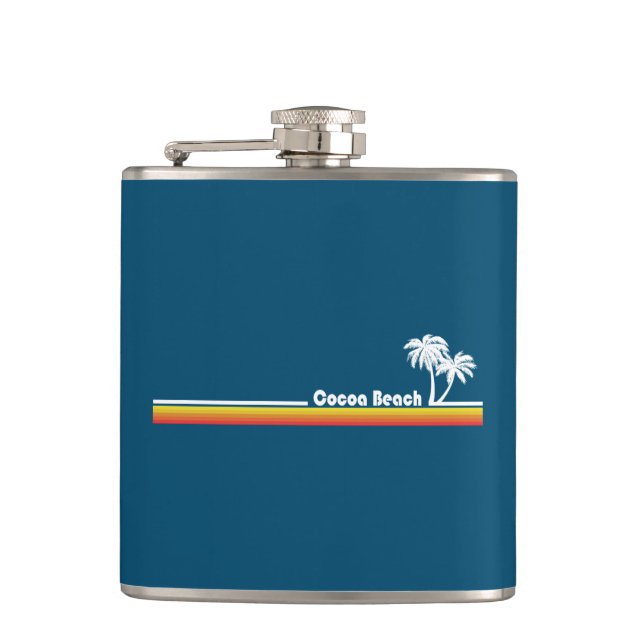 Cocoa Beach Florida Flask (Front)