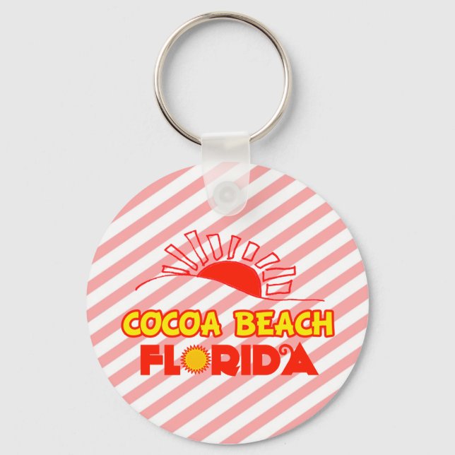 Cocoa Beach, Florida Keychain (Front)