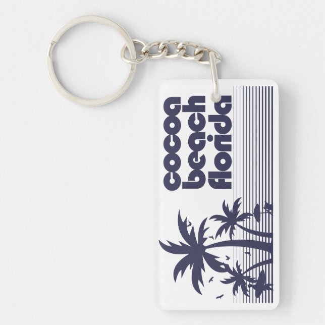 Cocoa Beach Florida Keychain (Front)