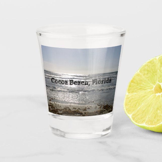 Cocoa Beach Florida Shot Glass (Front)