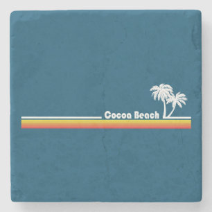 Cocoa Beach Florida Stone Coaster
