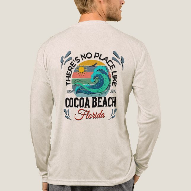Cocoa  Beach, Florida Tri-Blend Shirt (Back)