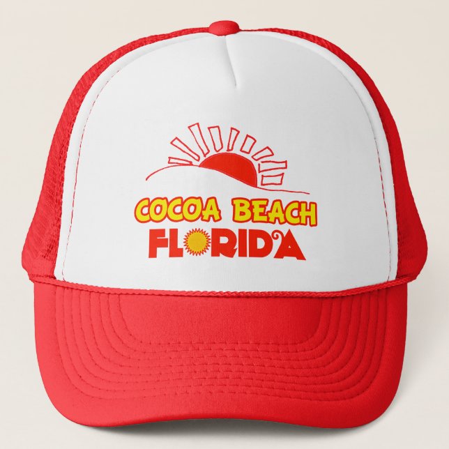 Cocoa Beach, Florida Trucker Hat (Front)