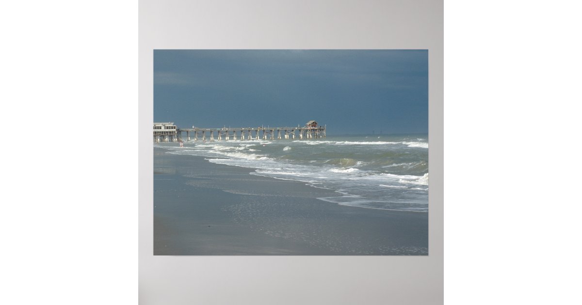 Cocoa Beach Pier Poster Zazzle