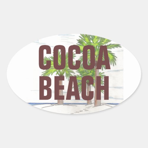 COCOA BEACH stickers 4