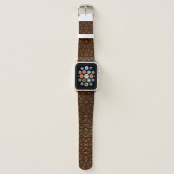 Cocoa Chic Geometric Design For  Apple Watch Band by Designs_Trove at Zazzle