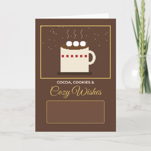 Cocoa Cookies and Cozy Wishes Hot Cocoa Card